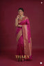 Pure Katan Silk Pink Banarasi Saree - All over Kadua Meenakari motifs