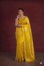 Pure Kora Yellow Banarasi Saree