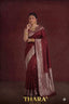 Pure Mushroo Brown Banarasi Saree