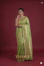 Pure Katan Silk Brocade Green Banarasi Saree