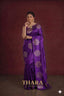 Pure Mushroo Purple Banarasi Saree